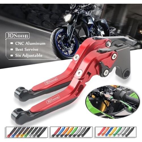JDSOON Brake Clutch Levers For YAMAHA R15 V3 2017 2018 2019 Lever Extendable Folding Lever Motorcycle Accessories Adjustable