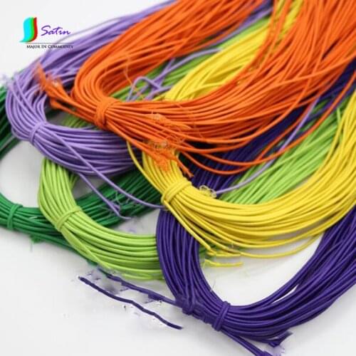 Imported Color Round Elastic Band Thin Elastic Cord Net Clothes With About 2.5mm Sewing Accessories Strap Rubber Band S427P
