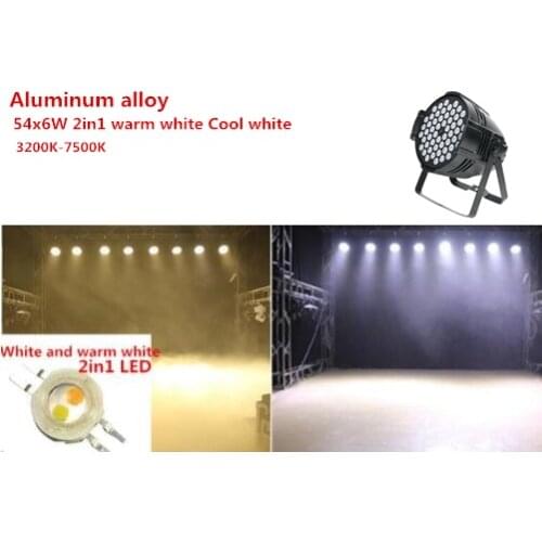 LED par light 54X6W RGBW DMX Channel DMX 512 Windmill pattern LED Stage Light DJ party 54x6w Warm White DJ Wash Light Stage