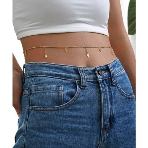 Sequins Belly Waist1pcs Chain Body Jewelry Women Sexy Bikini Beach Body Chain Vintage Charm Jewelry Y001