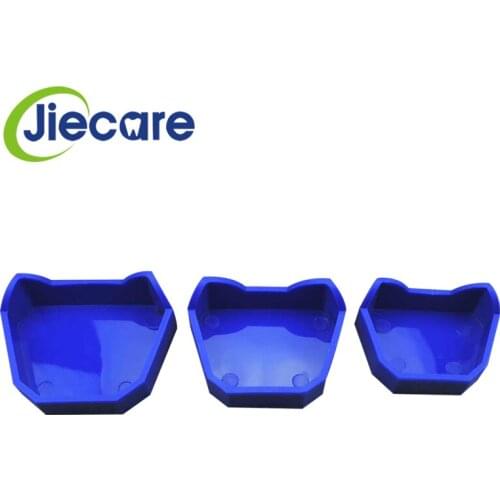 2 PCS/Pair New Silicone Rubber Tray Base Dental Lab Model Former Base Molds Dentist Oral Care Instruments Large/Medium/Small