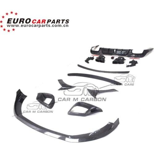 2019 S class w222 S63 S65 carbon finber spoilers for w222 S63 S65 to B style carbon finber front lip rear diffuser exhaust tips