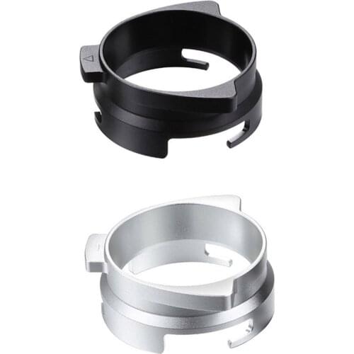 54mm Coffee Powder Receiving Dosing Ring Rotatable Aluminum Alloy Loop for Breville 8 Series Coffee Machines