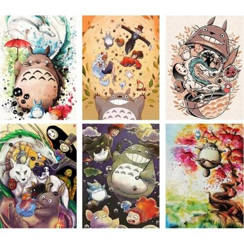 5D Diy Diamond Painting Cartoon Anime Cross Stitch Kits Diamond Mosaic Full Home Decor Diamond Embroidery