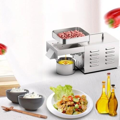 Stainless steel automatic commercial oil machine household oil press machine electric cold hot oil presser machine