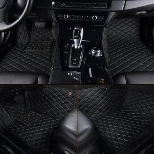 Car Floor Mats For RENAULT Megan 2004 2005 2006 2007 2008 2009 FootPad Auto Accessories Leather Waterproof Dustproof Carpet