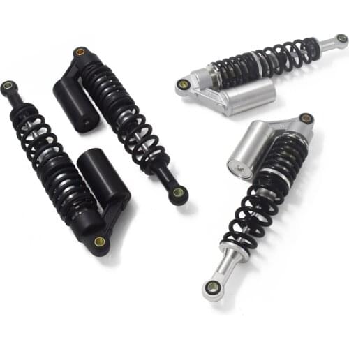 Black Aluminum Alloy 370mm Motorcycle Air Gas Shock Absorber Rear Suspension ATV Quad Scooter Dirt Bike Motorcycle