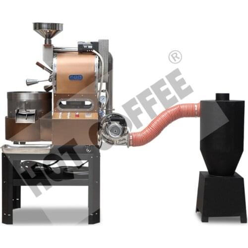 1.2kg 、3KGCoffee fire Roaster with Fire adjust roller dust drawer air cooling professional coffee gas roaster with Dust Bucker