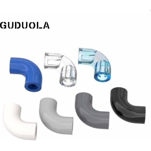 Guduola Special Bricks Round Brick Elbow 90 Degree Bend 25214 Small Particle MOC Build Parts Education Toy 40pcs/LOT