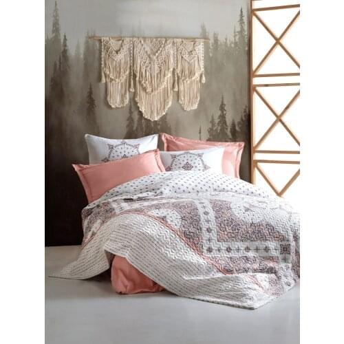 Cotton Box Double Quilted Duvet Sets, Four Seasons is used, Bedroom, linens, sheets, pillow cases are produced in Turkey Riva