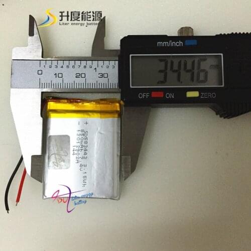 Tablet battery SD603443 583443 Rechargeable Lithium Battery for Power Bank 3.7V 850mAh 583443 from Battery Expert