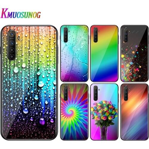 Rainbow Art For OPPO Reno 4 3 ACE A9 A5 F15 Realme C2 K5 K3 R17 R15 Pro 4G 5G 2020 Soft Phone Case