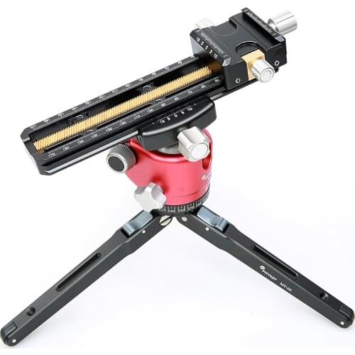 Fittestphoto MR-180 Macro Focusing Rail Arca Style Dovetails Clamp Focus Stacking Close-up Photography 7KG Load