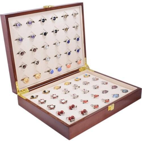 Luxury Cufflinks&Ring Wooden Gift Box 30 pairs Capacity wood box High Quality Painted Wooden Box Authentic 300*240*68mm