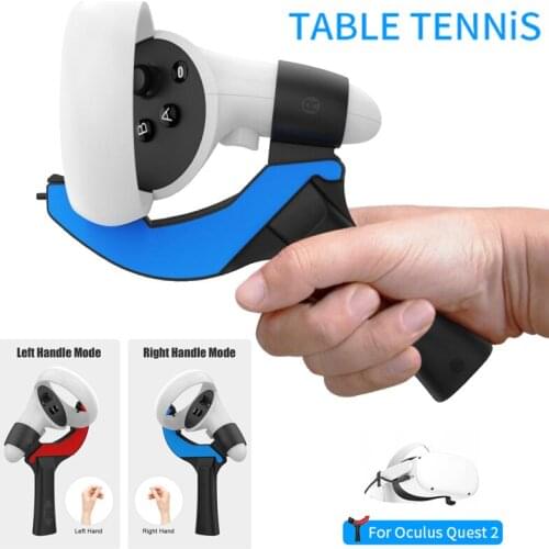 Table Tennis Paddle Grip Handle For Oculus Quest 2 ​Controllers Playing Eleven Table Tennis VR Game For Quest 2 Accessories
