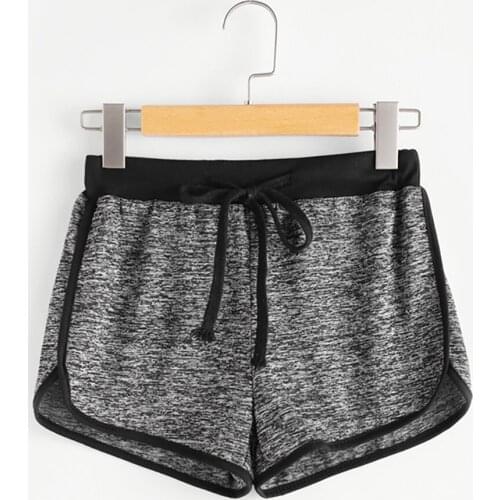 Mid Waist Drawstring Striped Print Athletic Shorts Outdoor Sportswear Drop Shipping Products High Quality Elastic Shorts Waist