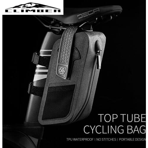 New Store Bicycle Bag Waterproof Reflective Large Capacity Cycling Saddle Tail Rear Seat Bag MTB Road Bike Bag Bike Accessories