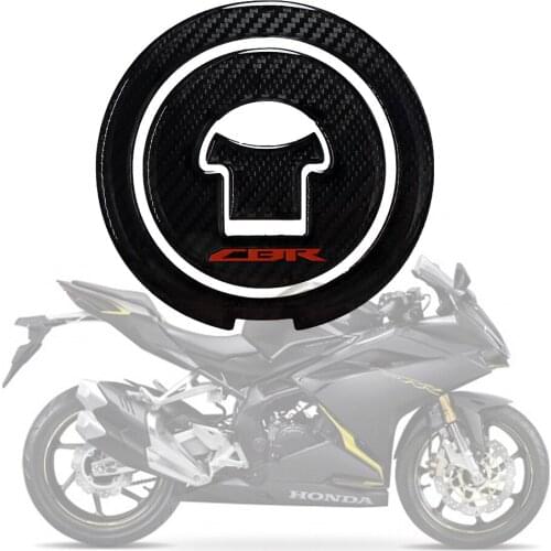 3D Carbon-look Motorcycle Fuel Gas Cap Protector Decals Case for Honda CBR CBR600RR CBR900RR CBR1000RR CBR1100XX