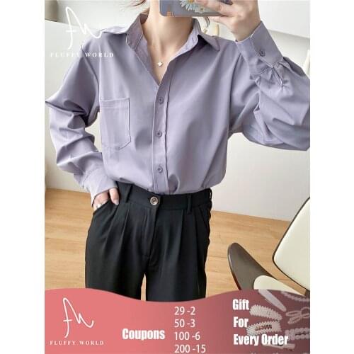 2021 Summer Shirt Women Long Sleeve Shirts Blouse Office Lady Satin Fashion Blouse Tops Elegant Vintage Basic Shirt Top New