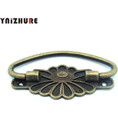 1pc 79*36mm Cabinet Knobs Antique Handle Alloy Small Vintage Drawer Without Printing Type Crystal Pulls