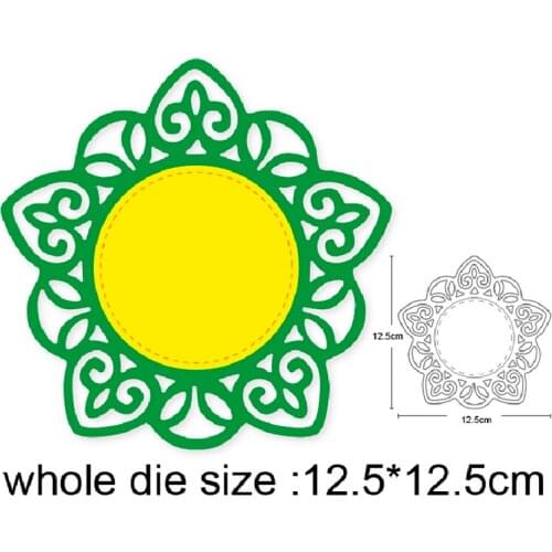 2020 new metal dies Lace Background Frame Cutting Dies Stencils dies for Scrapbooking DIY Album Paper Card Making Embossing Dies