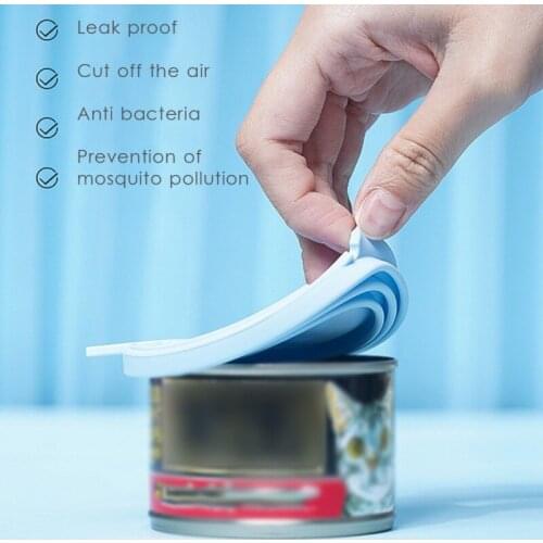 3 In 1 65mm/75mm/85mm Reusable Pet Food Can Cover Portable Lid Seal Cover Pet Supplies Suitable 2021 Pet Accessorise Tool
