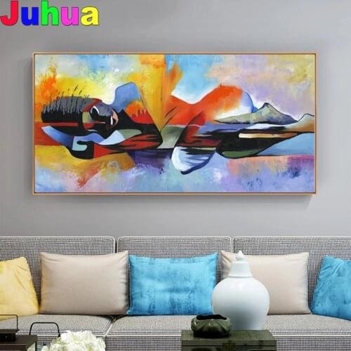 Lord Buddha Abstract DIY Diamond Painting religious buddhsim 5D diamond Stitch Mosaic Diamond embroidery Independe Wall Picture