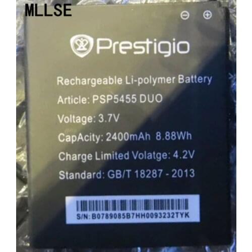 MLLSE 2400mAh PSP5455 battery for Prestigio Multiphone 5455 DUO PSP5455 DUO Mobile phone battery