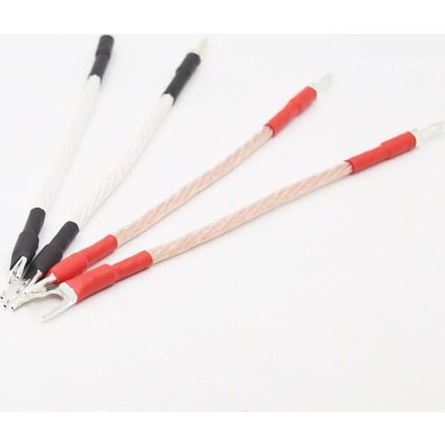 Audiocrast JUMPER LINKS Performance Speaker Cable 4 x 20cm Banana Plugs - Spades