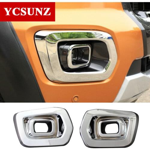Car Accessories ABS chrome Fog Light Cover For Ford Ranger T8 2019 2020 Wildtrak