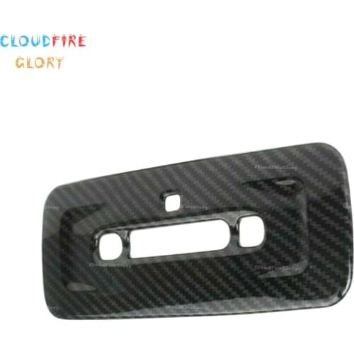 CloudFireGlory Carbon Fiber Style Rear Reading Light Lamp Cover Trim For Toyota Camry 2018-2019