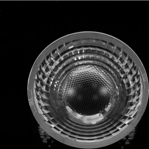 COB Optical LENS Diameter 43mm Height 19mm For Emiting Surface 9mm LED With 15°,24°,36° Available