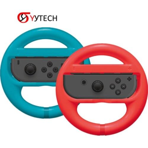 Gamepad Controller Handle Grips Racing Wheel Steering Wheel Gamepad Joystick for Nintendo Switch NS Joy-Con