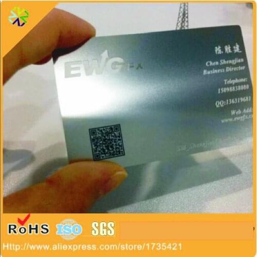Personal Identification Employee Name Plates stainless steel metal name cards