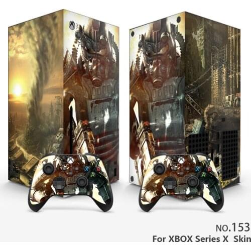 Ruin Style Skin Sticker Decal Cover for Xbox Series X Console and 2 Controllers Xbox Series X Skin Sticker Viny 1