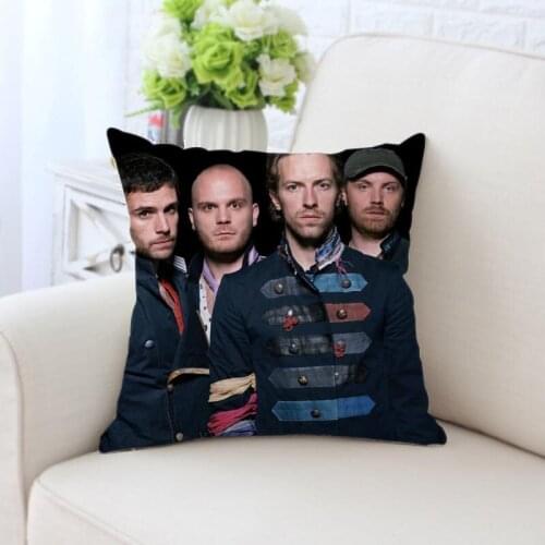 Custom Coldplay Pillowcase Square Zippered Home Decorative Pillow Cover Wedding Custom Gift For Two Sides Printed #QAZ98K