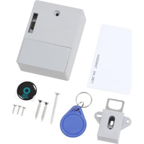 New-Invisible Hidden RFID Free Opening Intelligent Sensor Cabinet Lock Locker Wardrobe Shoe Cabinet Drawer Door Lock Electroni