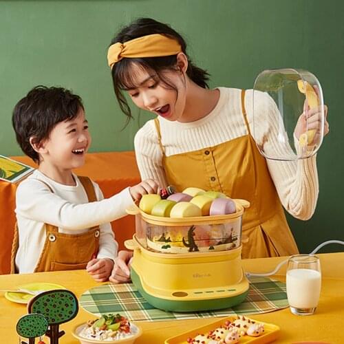 Electric Steamer Multi-function Automatic Power-off Large-capacity Double-layer Vegetable Steamer Breakfast Machine