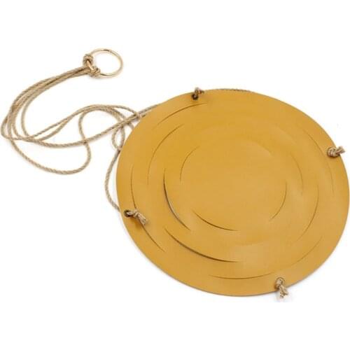 Leather Hanging Flower Pot Storage Baskets Tray Hanging Plant Basket Pot Stand Indoor Outdoor Gardening Plant Hanger Decoration