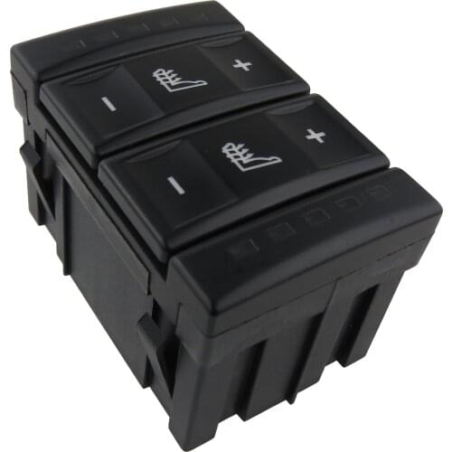 Black Seat Heating Button Control Switch Regulator 6M2T-19K314-AC BS7T19K314AB 6M2T19K314AC For Ford S-MAX Galaxy MK3 Mondeo MK4