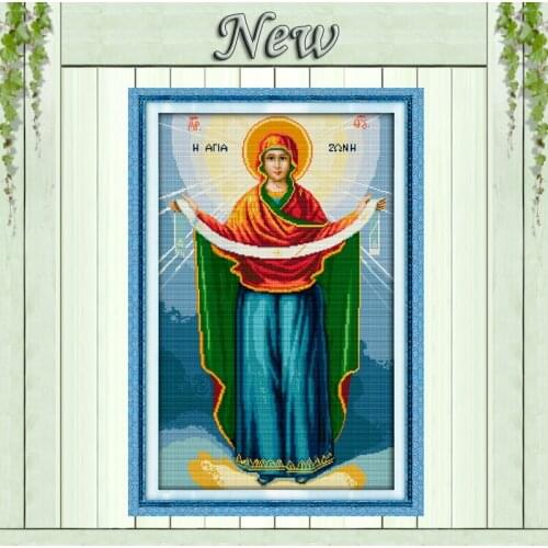Religious belief (3) Painting Jesus Drawing counted print on fabric 14CT 11CT DMC Cross Stitch kits Needlework Sets Embroidery