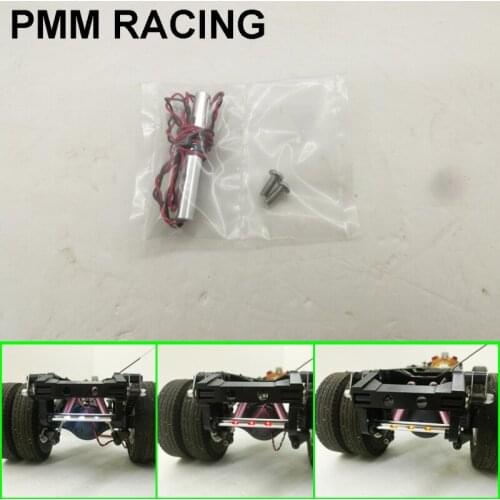 Led Aluminum rod Tail beam Pole light taillight Refit lamp For 1/14 Tamiya RC Truck car 56360 56323 Scania ACTROS MAN AROCS