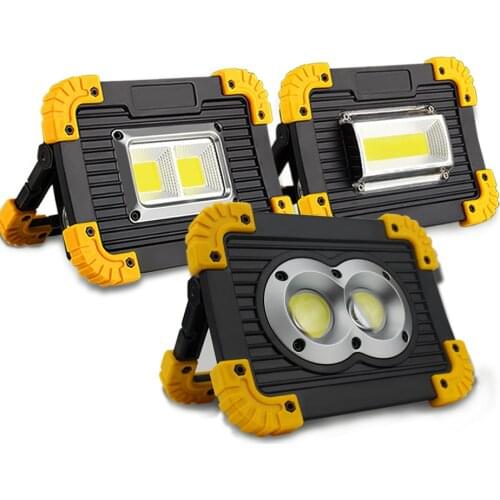 Lampe Led Portable Spotlight Led Work Light Rechargeable 18650 Battery Outdoor Light For Hunting Camping Led Latern Flashlight