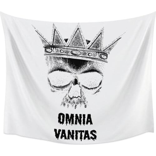 Trend Skull Tapestry Wall Hanging Wall Art Bedroom Painting Tapestry Wall Home Decoration Dorm Decor Yoga Mat