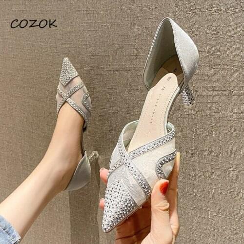 Shoes for Women 2021 Crystal Party Fashion Womens Shoes Women Shoes Pumps