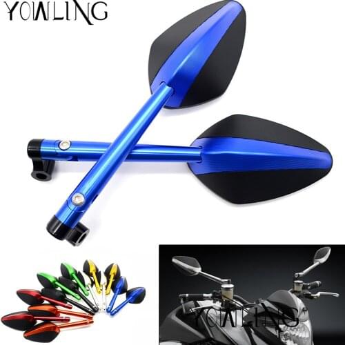 CNC Aluminum Universal Motorcycle Rearview Side Mirror for R1 R6 ZX CBR GSXR HONDA suzuki Yamaha Kawasaki BMW s1000 rr