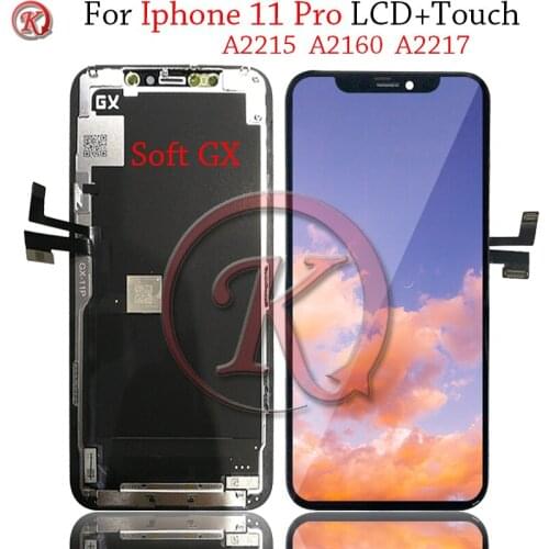 For Iphone 11 Pro LCD Display A2215 A2160 A2217 Touch Screen Digitizer Assembly Replacement For Iphone 11 pro LCD Soft GX+Tools