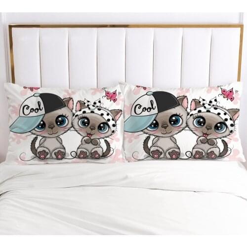 1pc Cartoon Childrens Pillow cover Pillow case Bedding Pillowcase Pillowcovers decorative 3D Print for kids baby boy girls COOL
