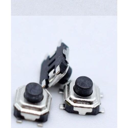 10pcs 3*3* 1.5mm light touch switch 4 feet patch switch button micro