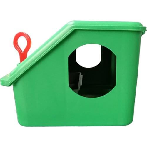 1PCS Green Color Mouse Trap Box With Single Lock Rat Bait Station
